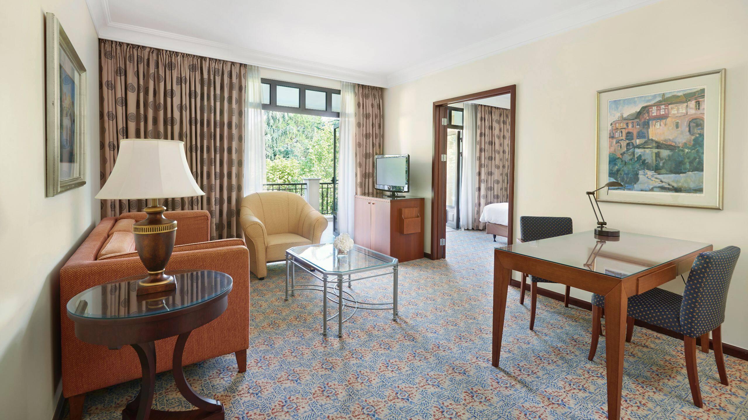 塞萨洛尼基凯悦酒店 外观 照片 A suite at the hotel