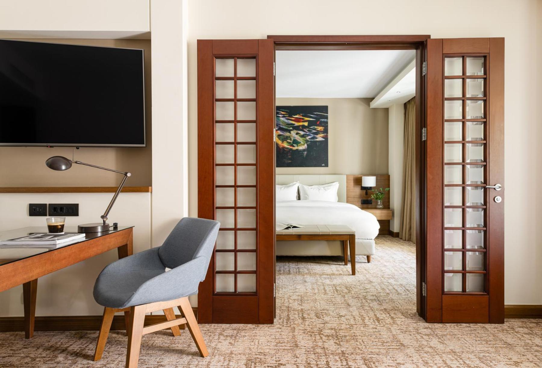塞萨洛尼基凯悦酒店 外观 照片 A suite at the hotel